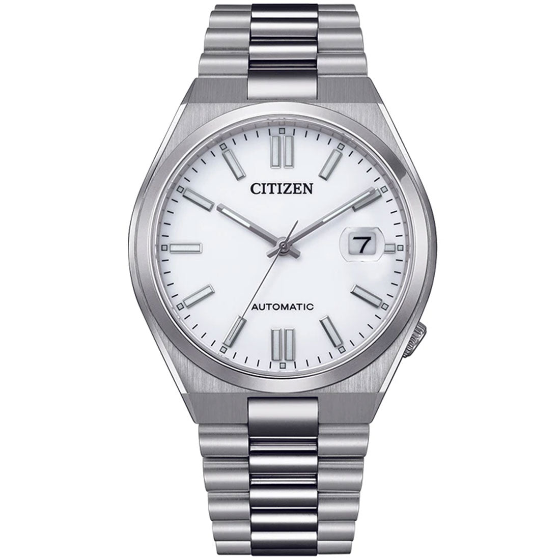 Citizen Mechanical White Dial NJ0150-81A Stainless Steel Analog Casual Watch -Citizen