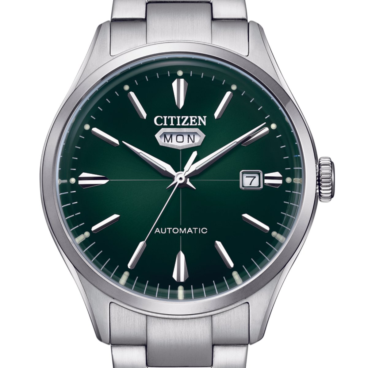 Citizen NH8391-51X C7 Crystal Seven Green Dial Mechanical Watch -Citizen