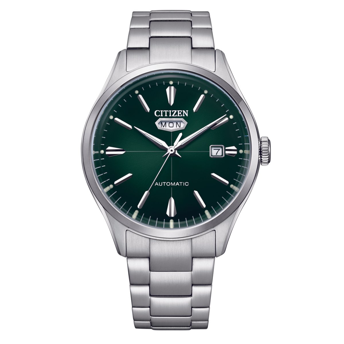 Citizen NH8391-51X C7 Crystal Seven Green Dial Mechanical Watch -Citizen
