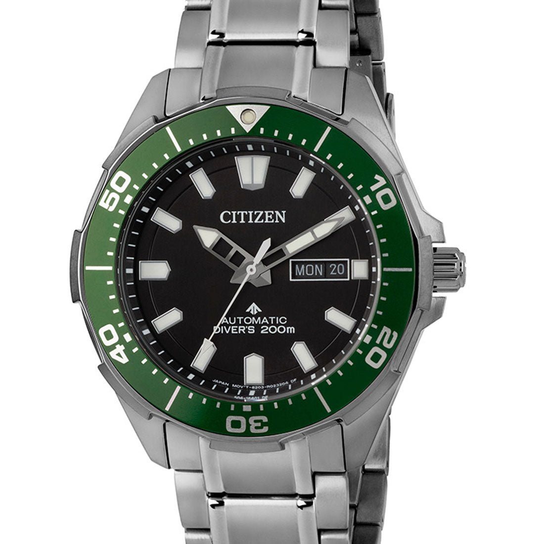 Citizen NY0071-81EE NY0071-81E Promaster Automatic Marine Titanium Black Dial Watch -Citizen