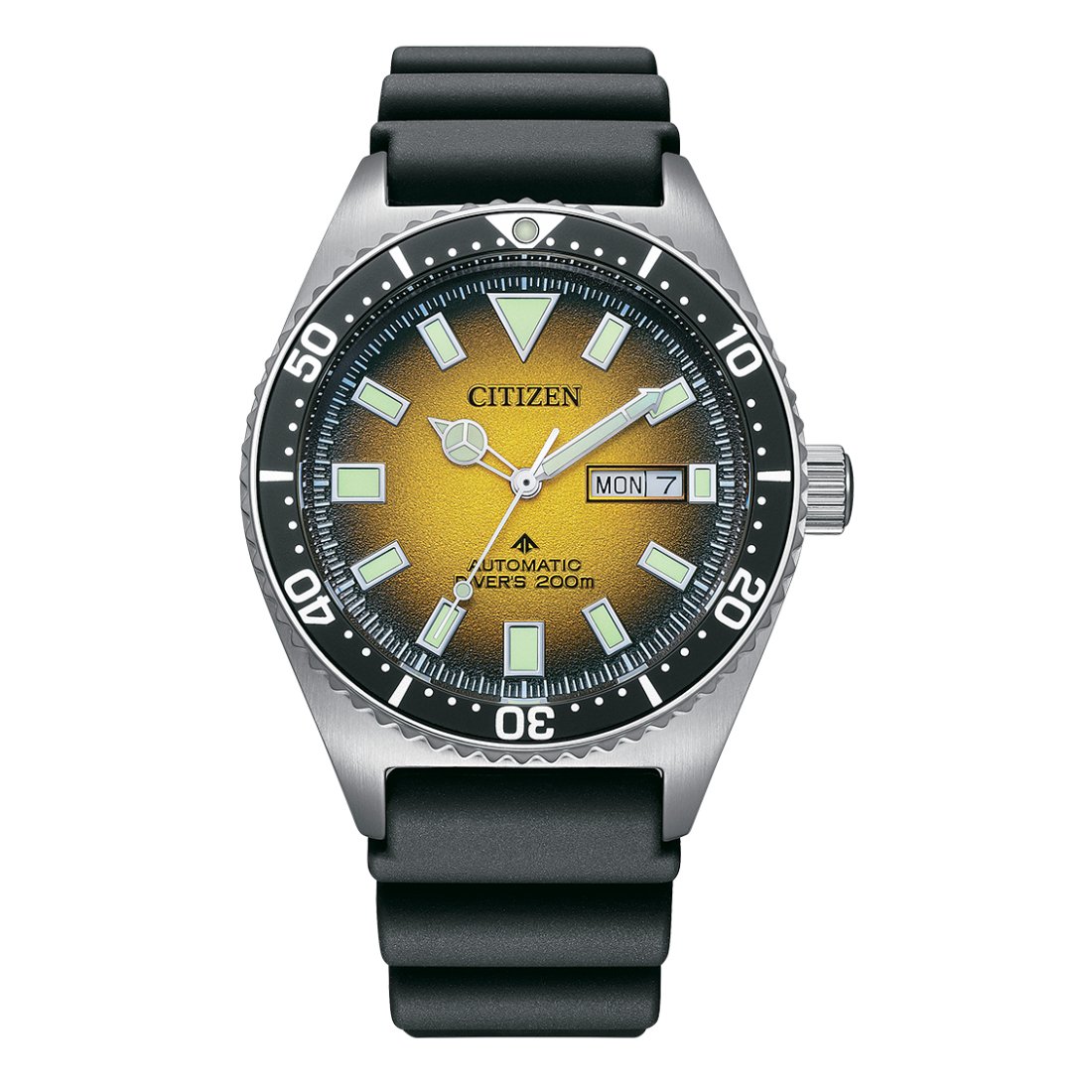 Citizen NY0120-01X Promaster Marine Yellow Dial Divers 200m Watch -Citizen