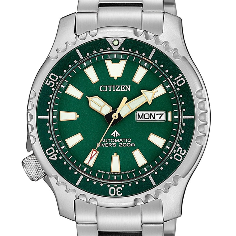 Citizen Promaster Fugu NY0099-81X Marine Green Dial Diving Watch -Citizen