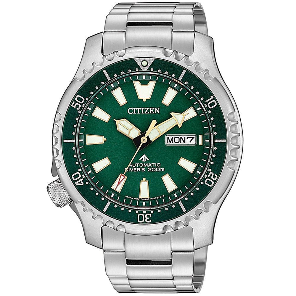 Citizen Promaster Fugu NY0099-81X Marine Green Dial Diving Watch -Citizen