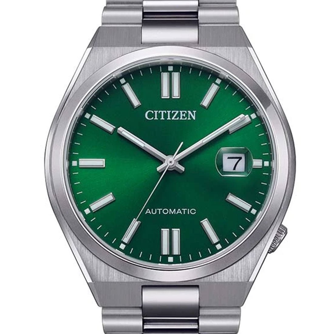 Citizen Tsuyosa Mechanical Green Dial NJ0150-81X Stainless Steel Analog Casual Watch -Citizen