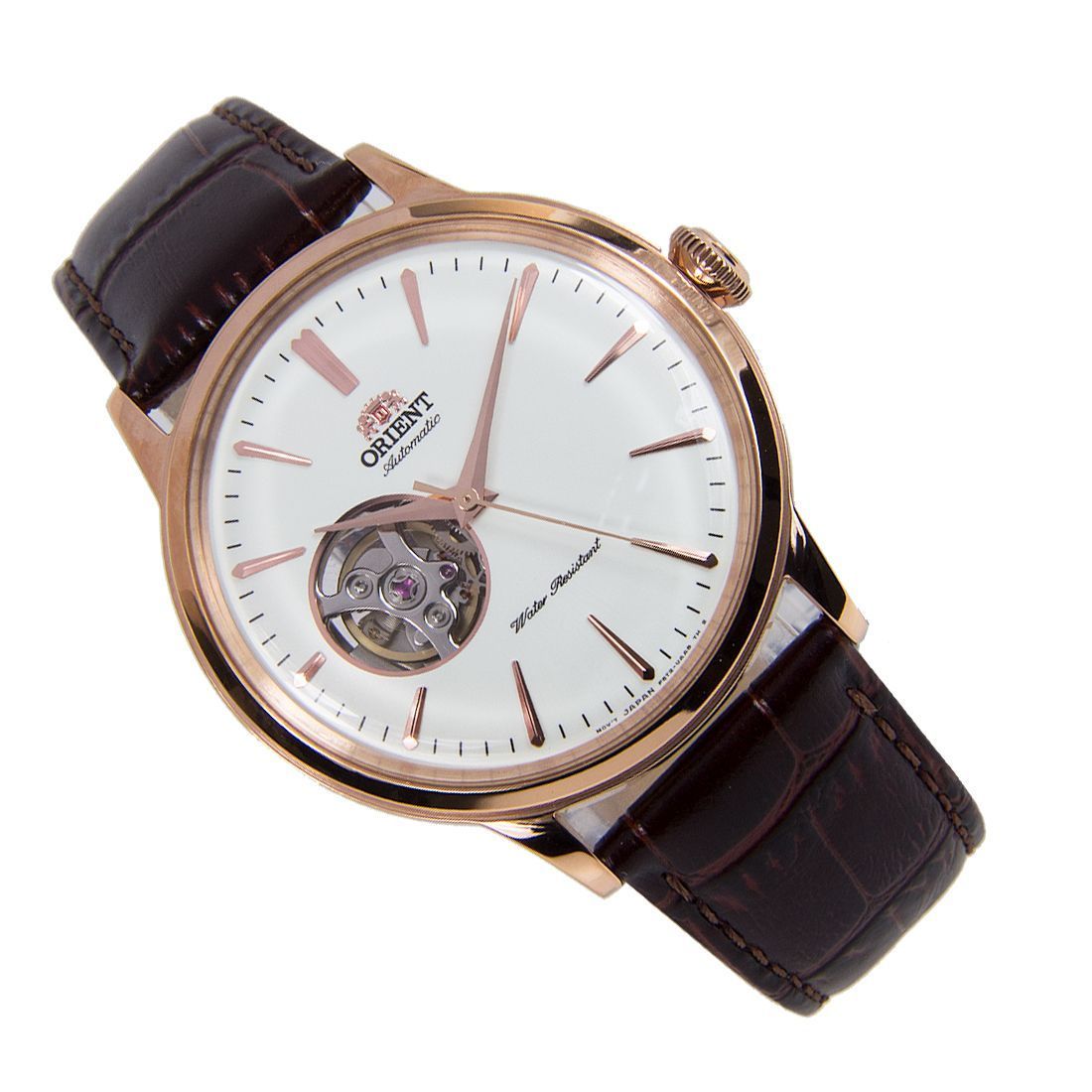 Orient Automatic Classic Leather RA-AG0001S10B RA-AG0001S White Dial Watch -Orient