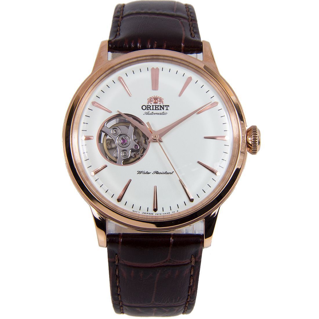 Orient Automatic Classic Leather RA-AG0001S10B RA-AG0001S White Dial Watch -Orient