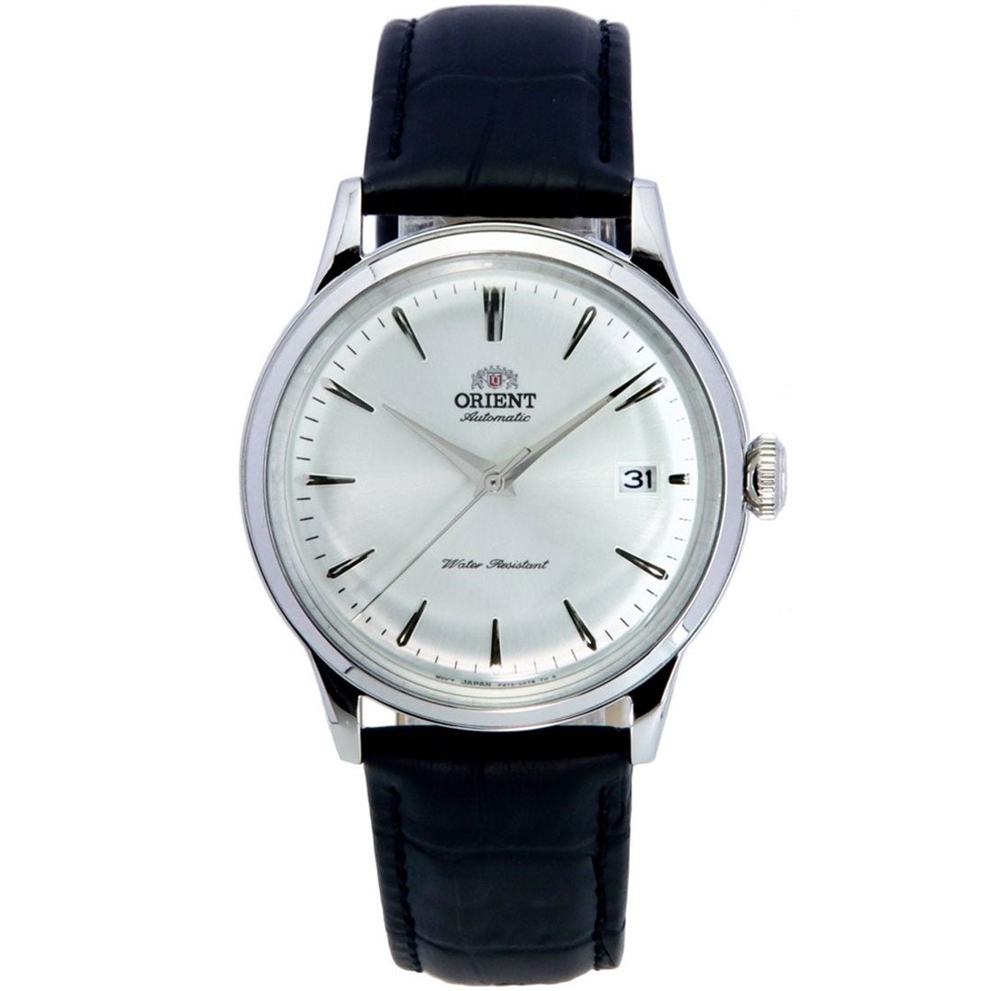 Orient Bambino Classic RA-AC0M03S RA-AC0M03S10B Black Leather White Dial Watch -Orient