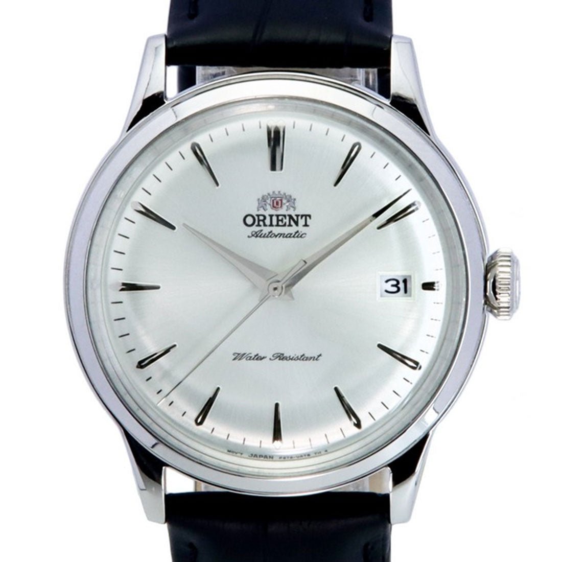 Orient Bambino Classic RA-AC0M03S RA-AC0M03S10B Black Leather White Dial Watch -Orient