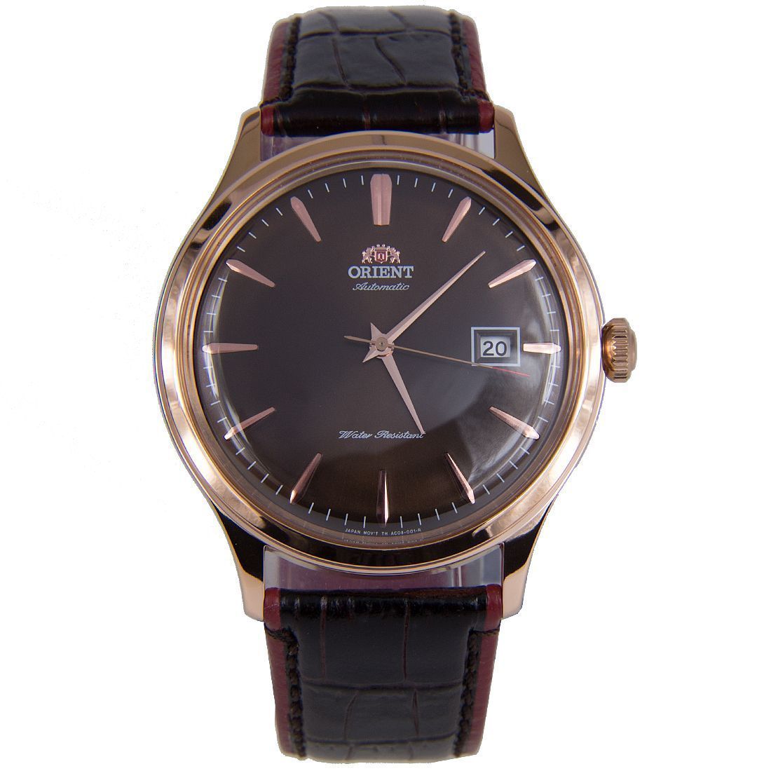 Orient Classic Bambino Brown Dial FAC08001T0 AC08001T Leather Watch -Orient