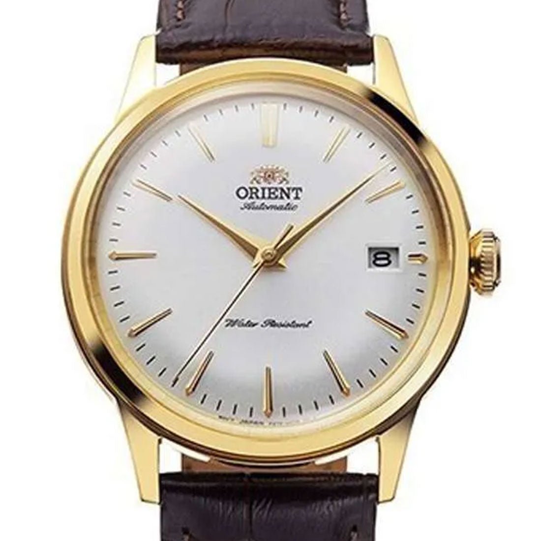 Orient Classic Bambino White Dial Leather RA-AC0M01S RA-AC0M01S10B Watch -Orient