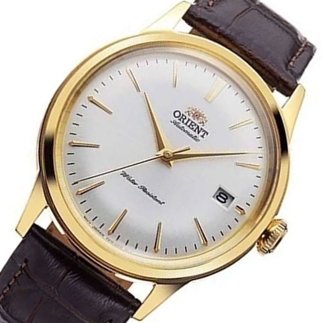 Orient Classic Bambino White Dial Leather RA-AC0M01S RA-AC0M01S10B Watch -Orient