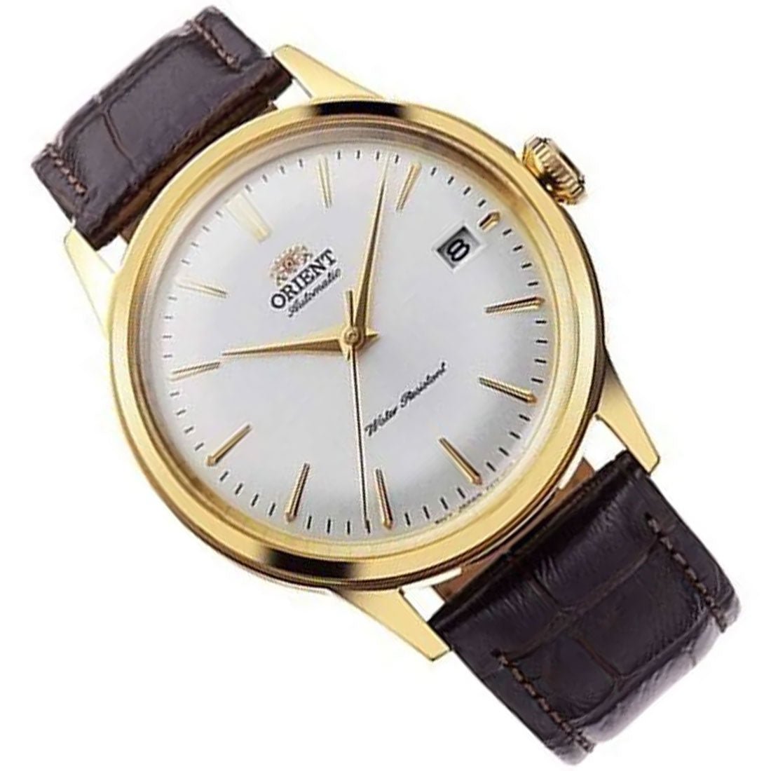 Orient Classic Bambino White Dial Leather RA-AC0M01S RA-AC0M01S10B Watch -Orient