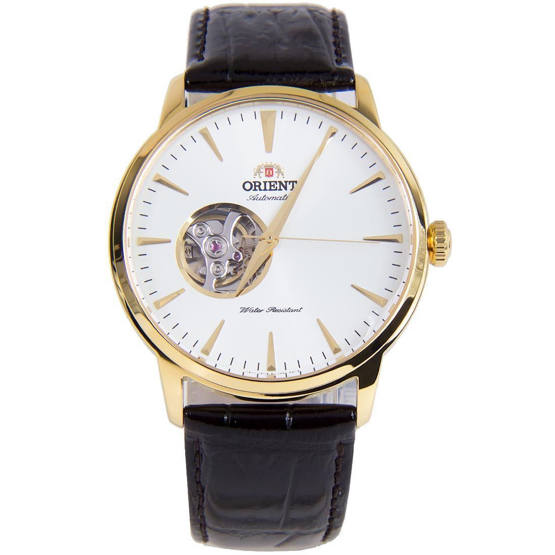 Orient Esteem II Mechanical Open Heart Dial Leather Watch AG02003W FAG02003W0 -Orient