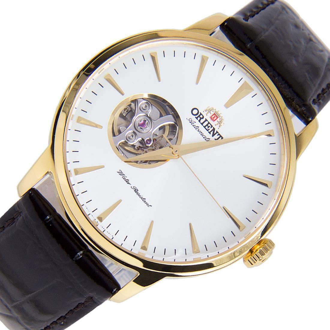 Orient Esteem II Mechanical Open Heart Dial Leather Watch AG02003W FAG02003W0 -Orient