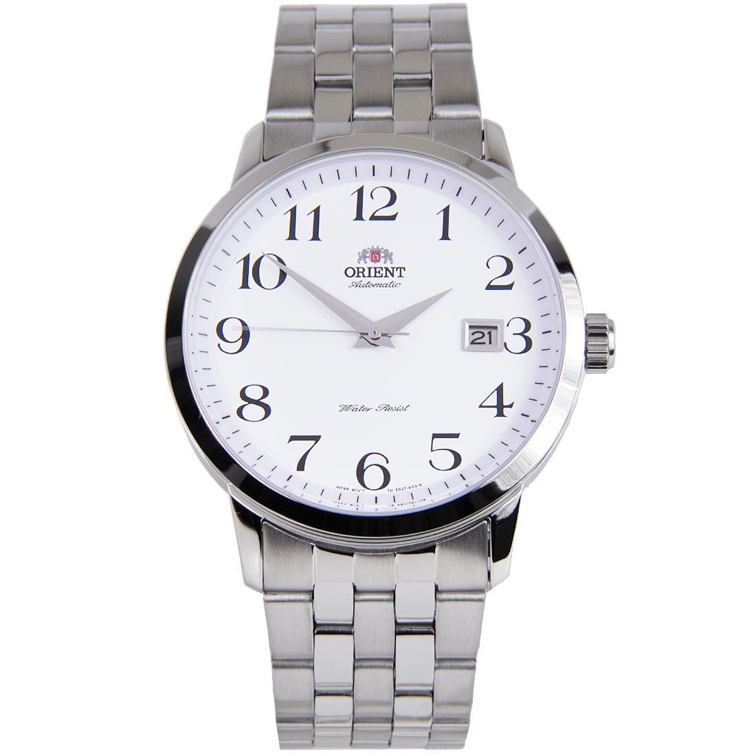 Orient FER2700DW0 ER2700DW Mechanical White Dial Mens Stainless Steel Watch -Orient