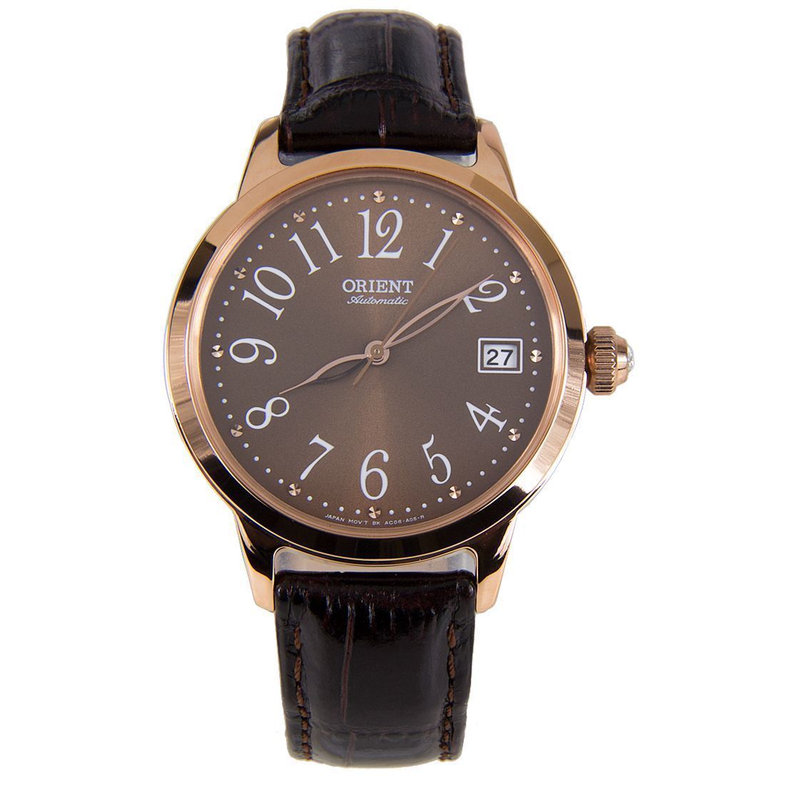 Orient Ladies Mechanical AC06001T Leather Strap Analog Fashion Watch -Orient