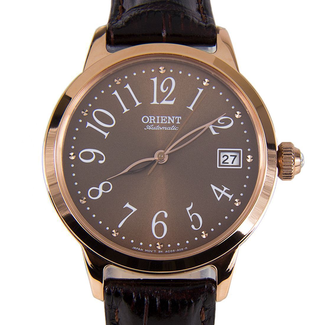 Orient Ladies Mechanical AC06001T Leather Strap Analog Fashion Watch -Orient