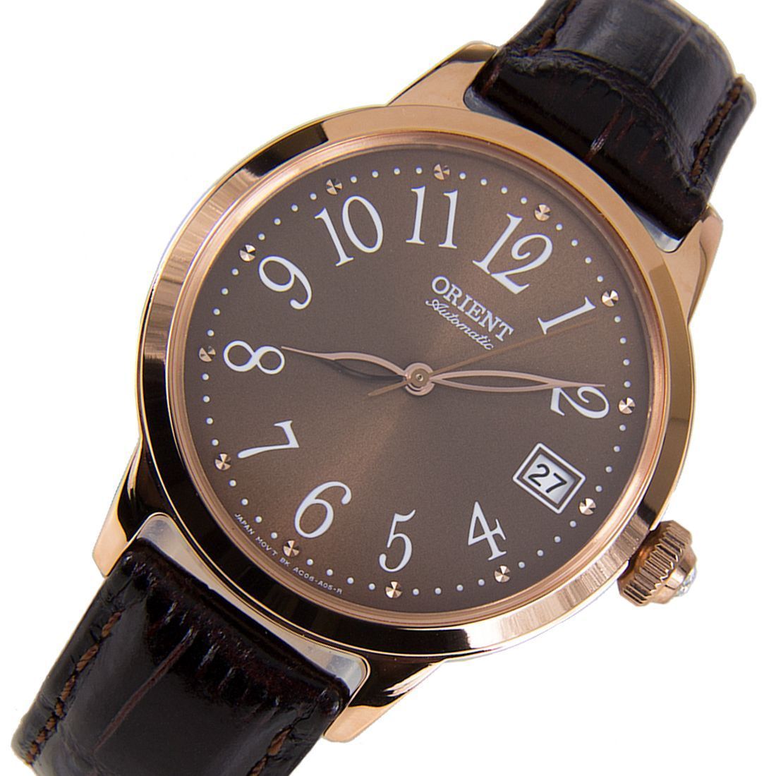 Orient Ladies Mechanical AC06001T Leather Strap Analog Fashion Watch -Orient