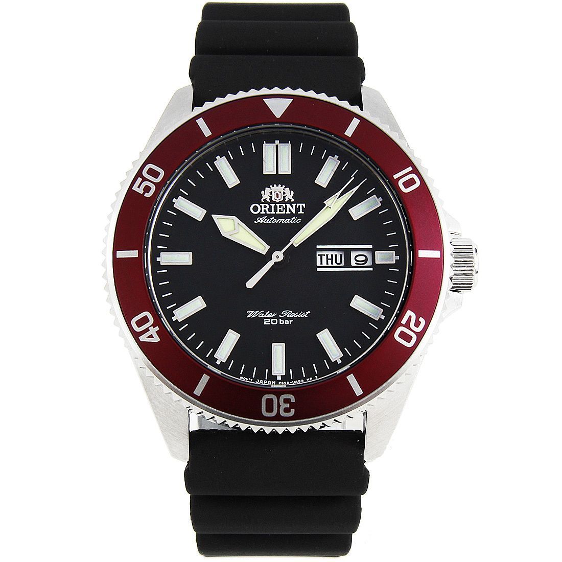 Orient Mako III Automatic RA-AA0011B19B RA-AA0011B Black Rubber Divers Watch -Orient