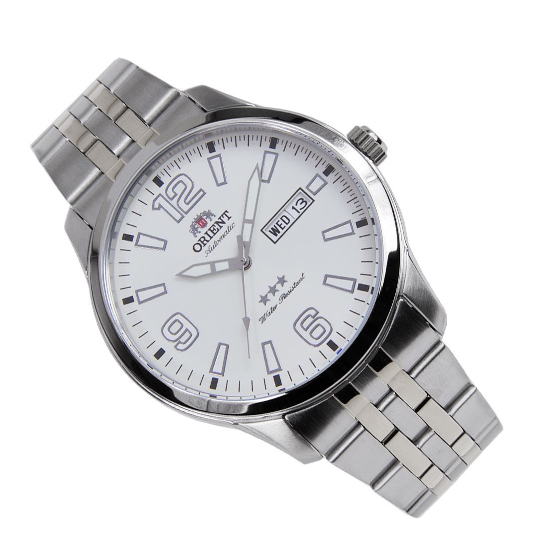 Orient Mechanical 3 Stars SAB0B006WB AB0B006W White Dial Casual Watch -Orient