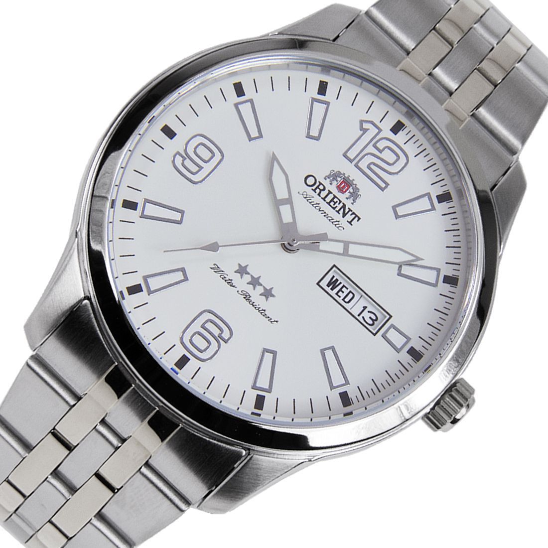 Orient Mechanical 3 Stars SAB0B006WB AB0B006W White Dial Casual Watch -Orient