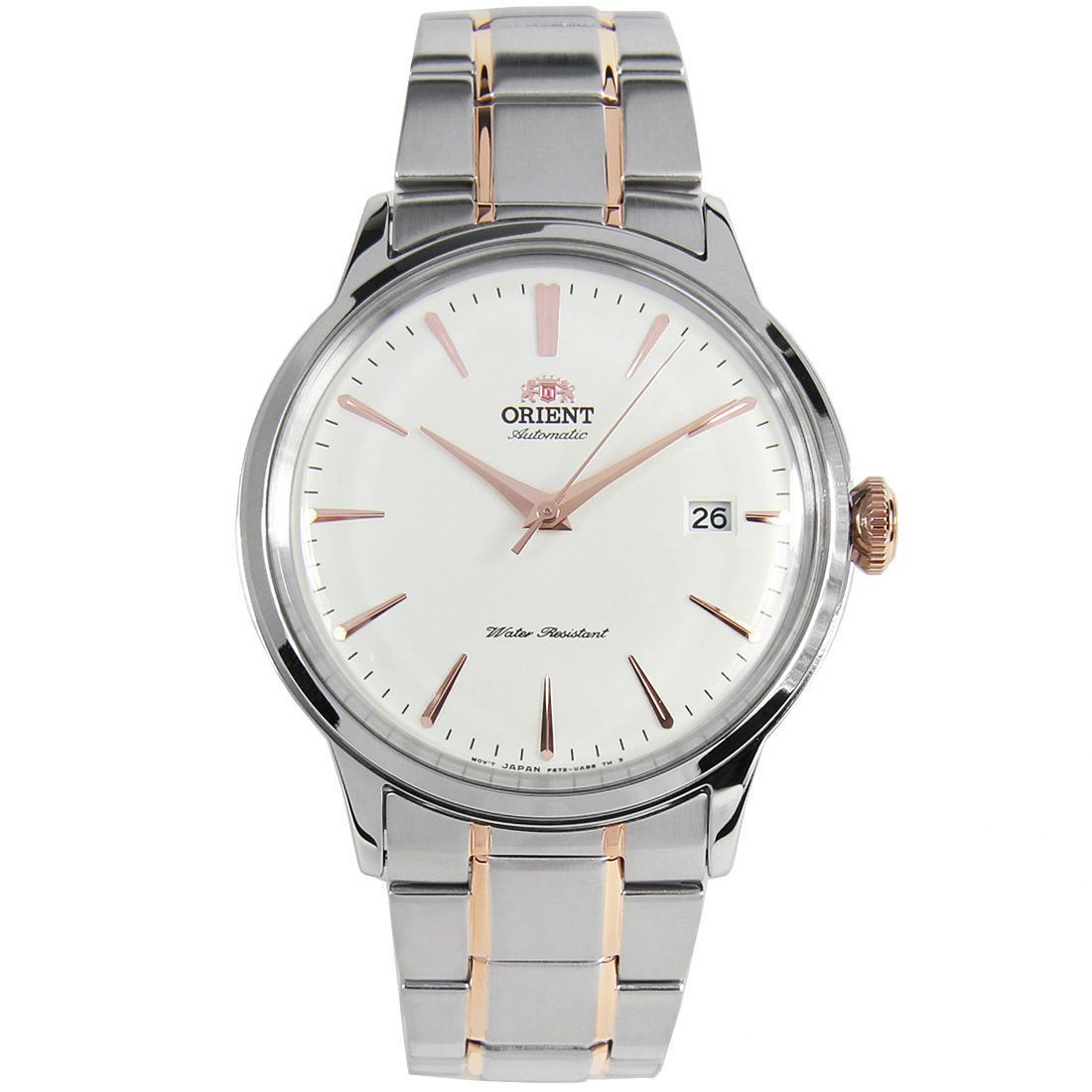 Orient Mechanical Bambino RA-AC0004S RA-AC0004S10B Two Tone Dress Watch -Orient