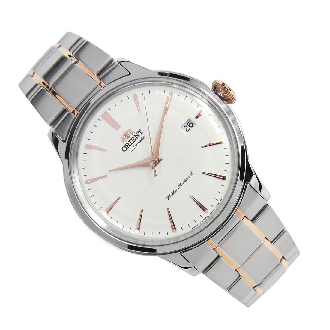 Orient Mechanical Bambino RA-AC0004S RA-AC0004S10B Two Tone Dress Watch -Orient