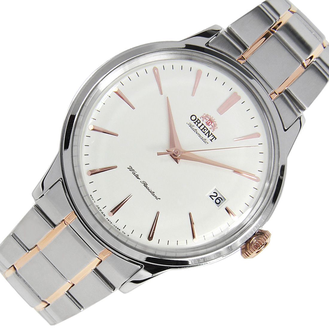 Orient Mechanical Bambino RA-AC0004S RA-AC0004S10B Two Tone Dress Watch -Orient
