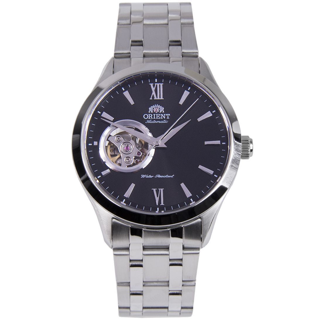 Orient Mechanical Black Open Heart Dial FAG03001B0 AG03001B Mens Watch -Orient