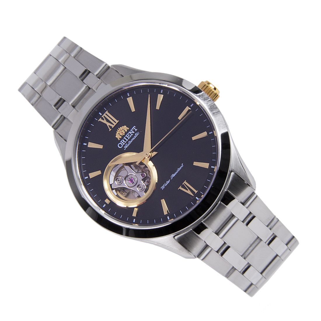 Orient Mechanical Black Open Heart Dial FAG03002B0 AG03002B Casual Watch -Orient