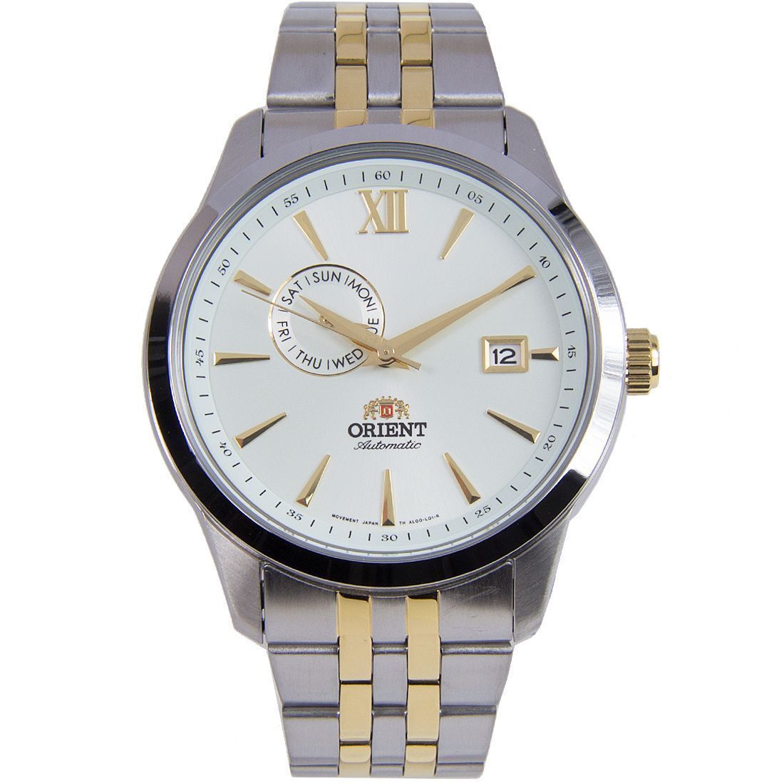 Orient Mechanical FAL00001W0 AL00001W Two Tone Stainless Steel Watch -Orient