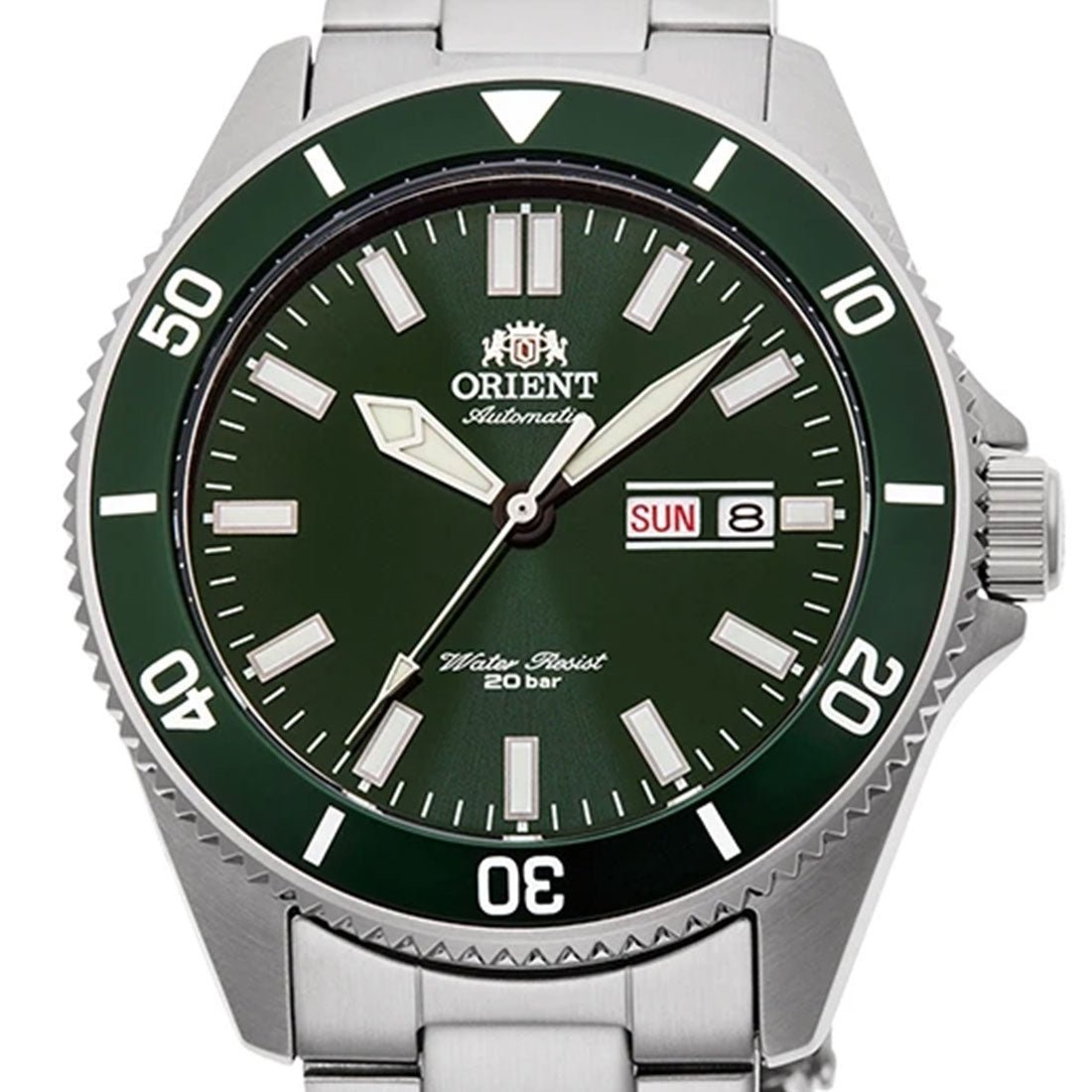 Orient Mechanical Green Dial RA-AA0914E19B RA-AA0914E Stainless Sports Watch -Orient