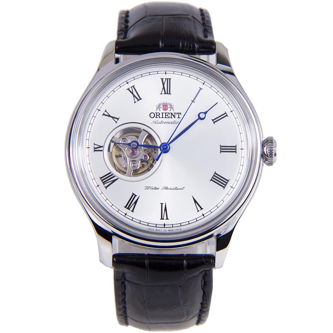 Orient Mechanical White Open Heart FAG00003W0 AG00003W Leather Band Watch -Orient