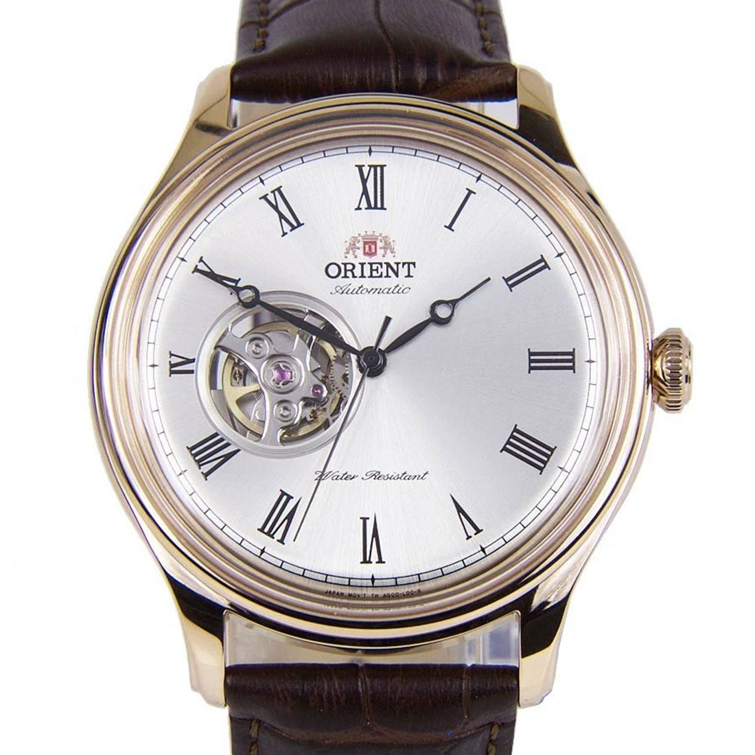 Orient Open Heart Dial FAG00002W0 AG00002W Mechanical Leather Watch -Orient