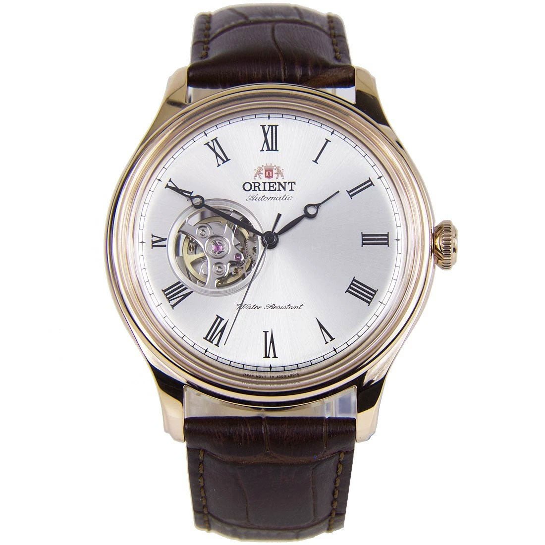 Orient Open Heart Dial FAG00002W0 AG00002W Mechanical Leather Watch -Orient
