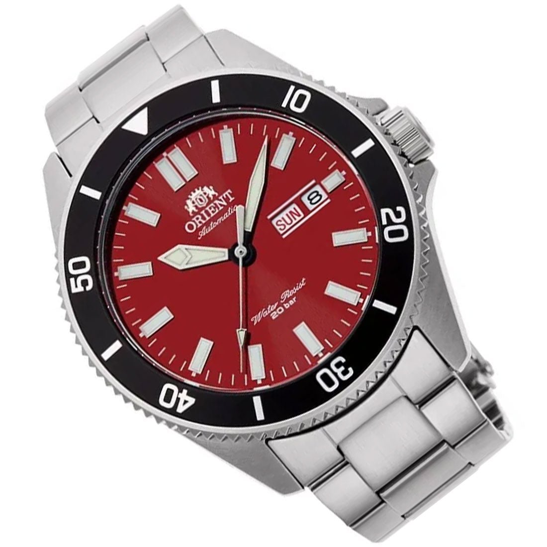 Orient RA-AA0915R19B RA-AA0915R Mechanical Red Dial Analog Sports Watch -Orient