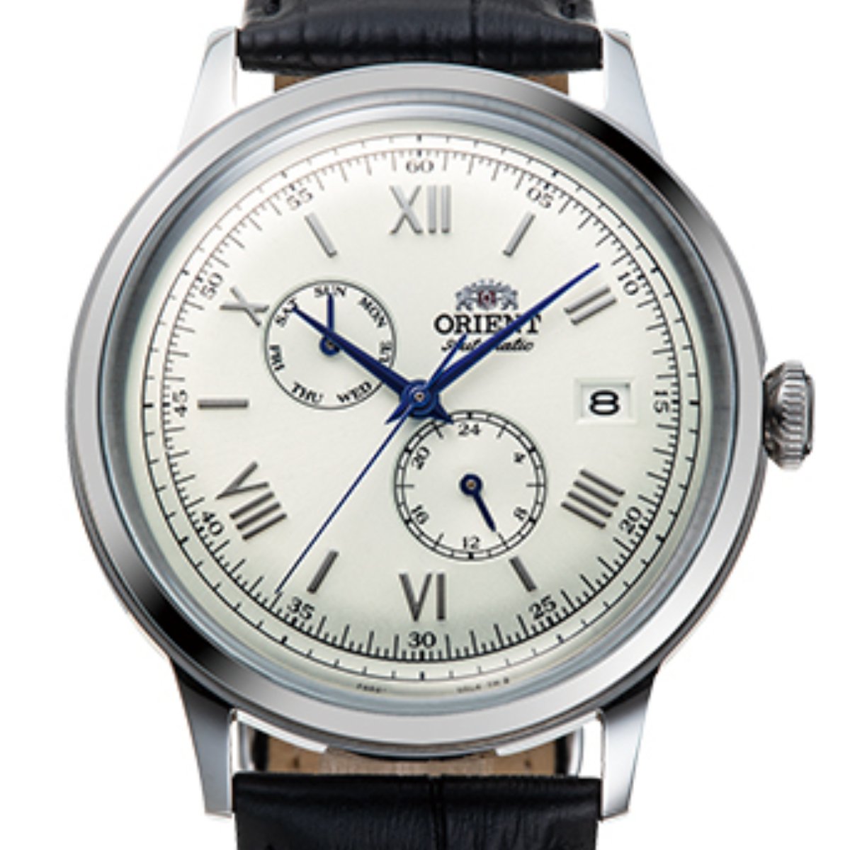 Orient RA-AK0701S10B RA-AK0701S Bambino Version 8 Classic White Dial Watch -Orient