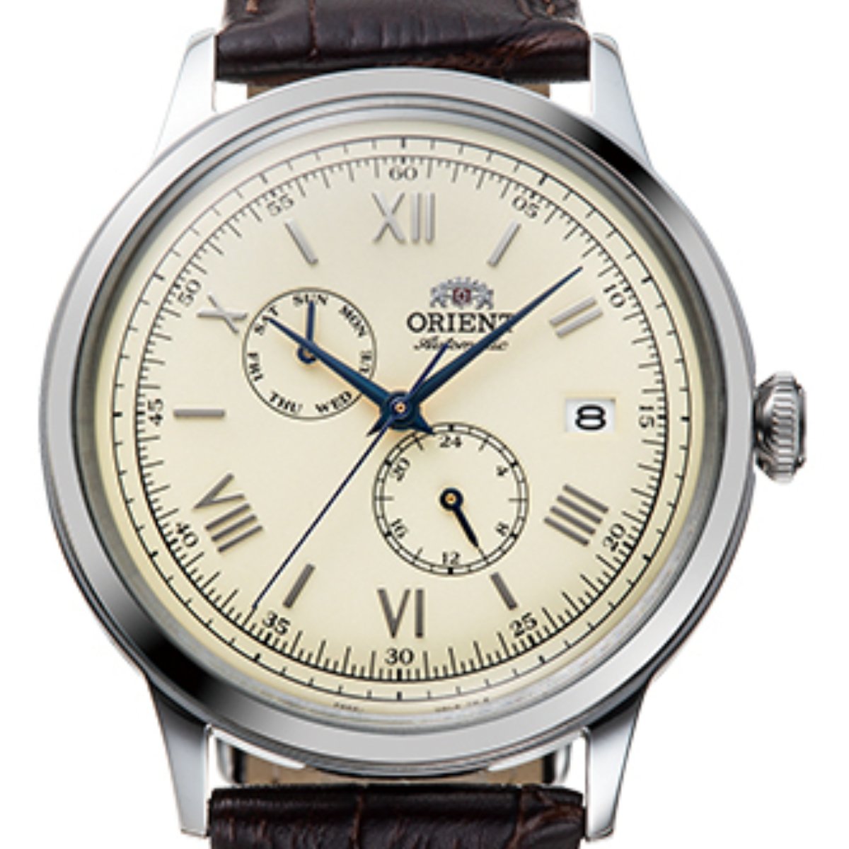 Orient RA-AK0702Y10B RA-AK0702Y Bambino Version 8 Classic Beige Dial Watch -Orient