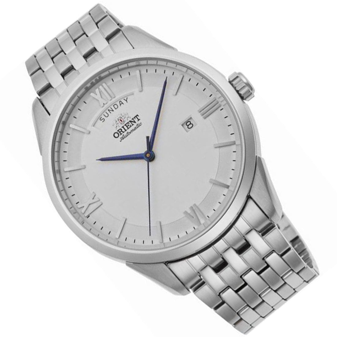 Orient RA-AX0005S RA-AX0005S0HB Automatic White Dial Stainless Steel Watch -Orient