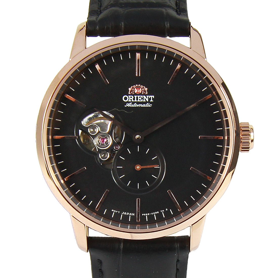 Orient Semi Skeleton Mechanical RA-AR0103B10B RA-AR0103B Leather Watch -Orient