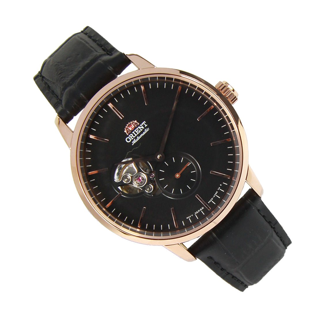 Orient Semi Skeleton Mechanical RA-AR0103B10B RA-AR0103B Leather Watch -Orient