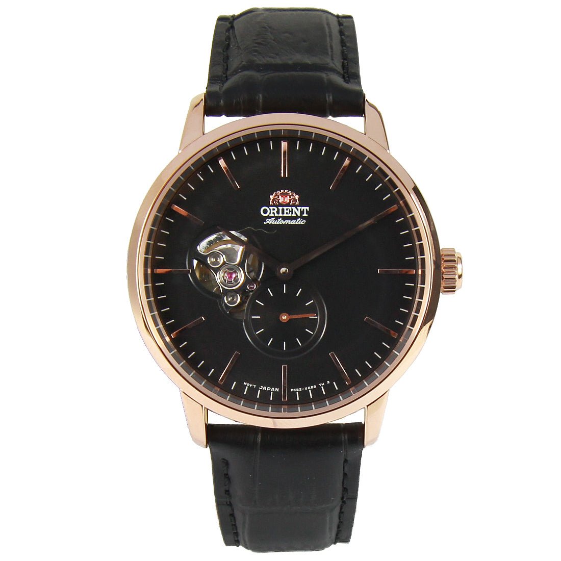 Orient Semi Skeleton Mechanical RA-AR0103B10B RA-AR0103B Leather Watch -Orient