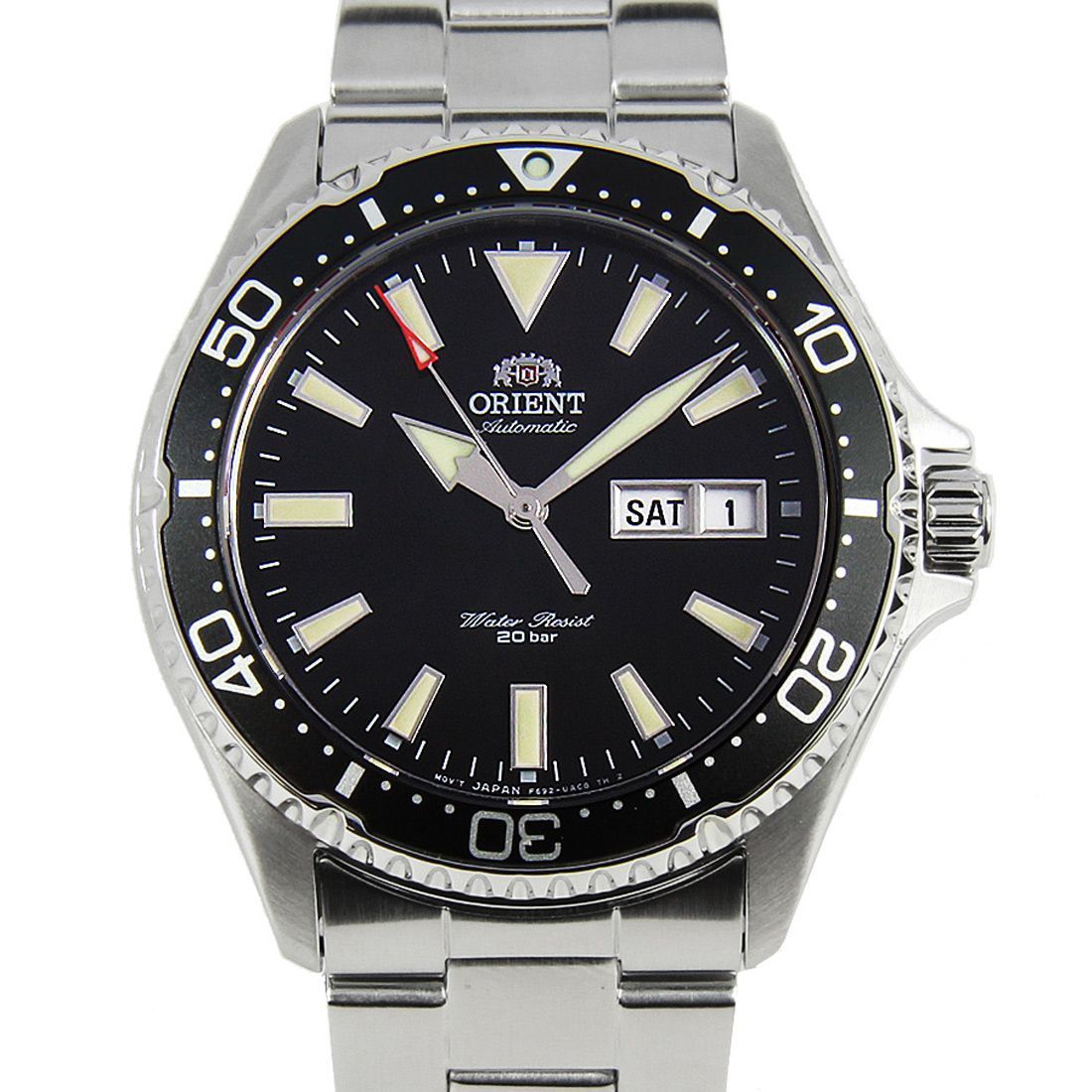 Orient Sports Mako III Mechanical RA-AA0001B19B RA-AA0001B Black Dial Watch -Orient