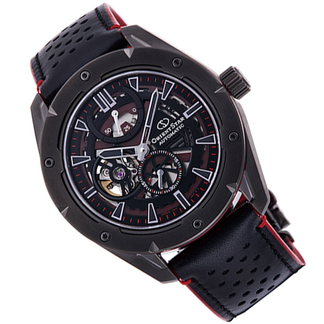 Orient Star Black Skeleton Avant Garde RE-AV0A03B RE-AV0A03B00B Automatic Watch -Orient