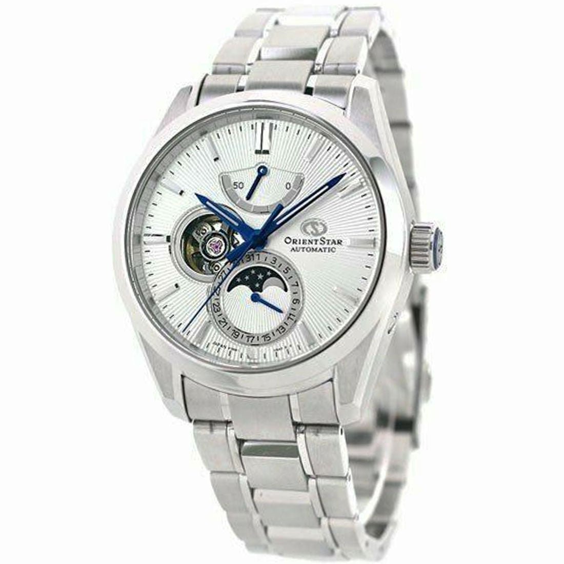 Orient Star Moon Phase White Dial Classic Watch RE-AY0002S RE-AY0002S00B -Orient