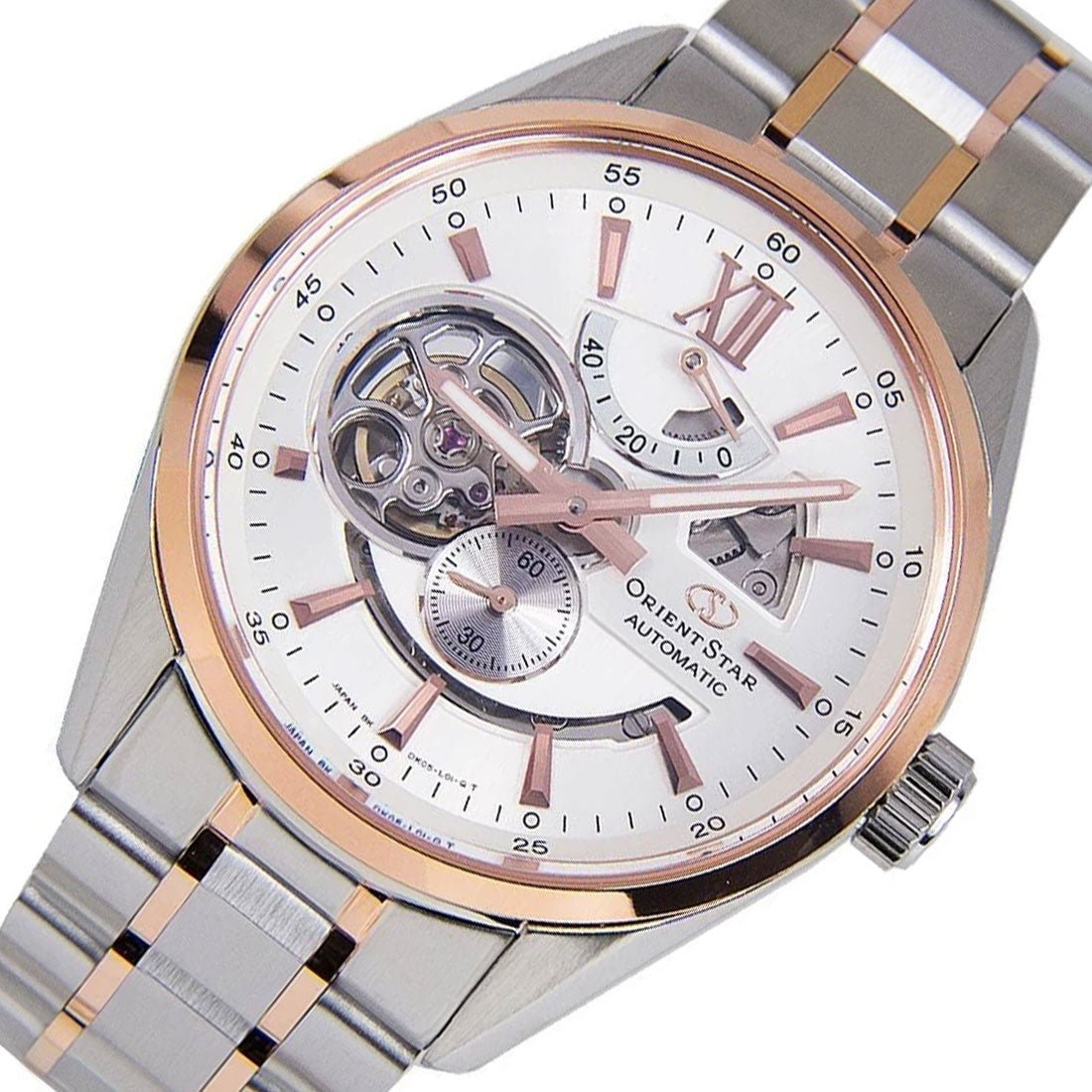 Orient Star Power Reserve DK05001W SDK05001W0 DK05001W0 Two Tone Watch -Orient
