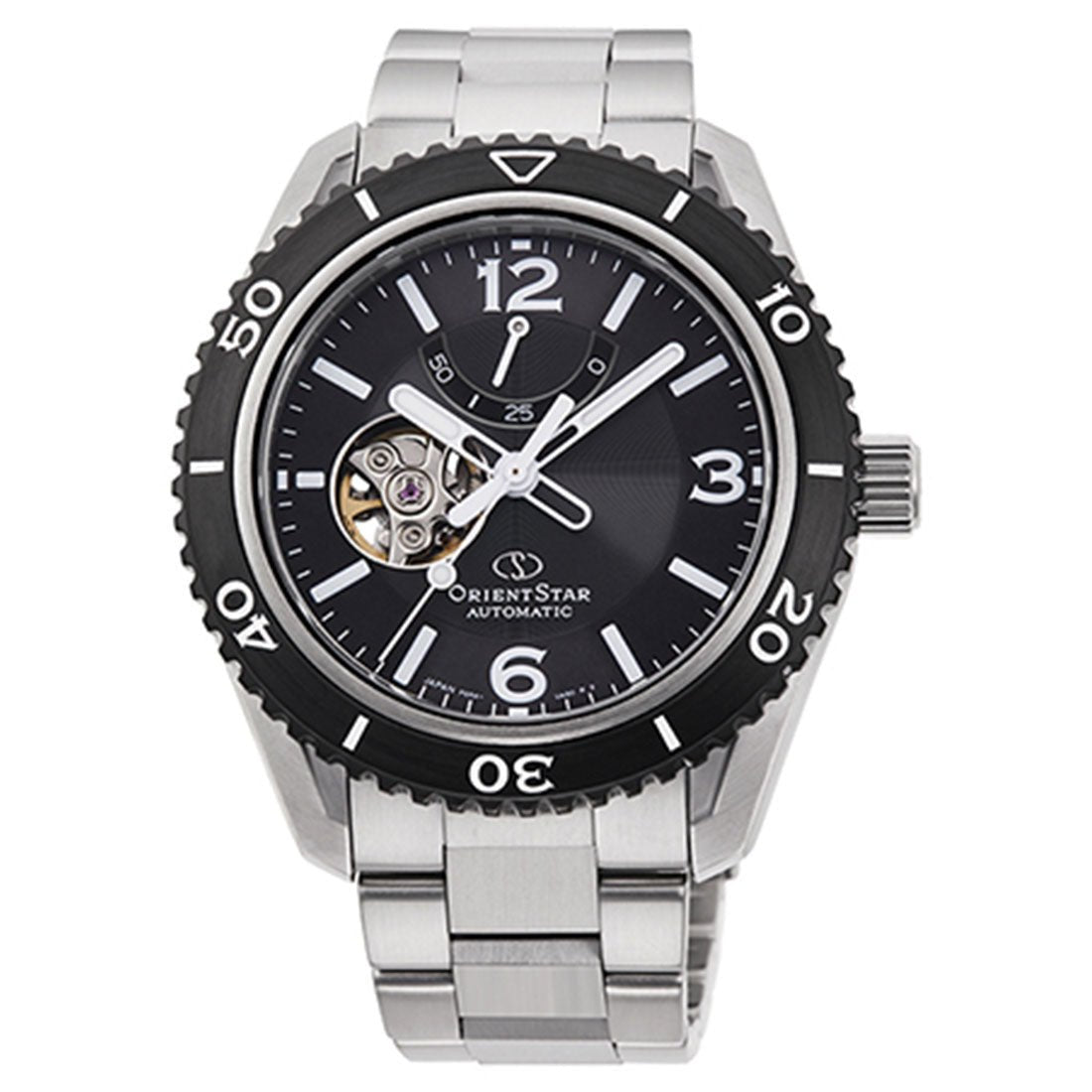 Orient Star RE-AT0101B RE-AT0101B00B Black Dial Stainless Steel Watch -Orient