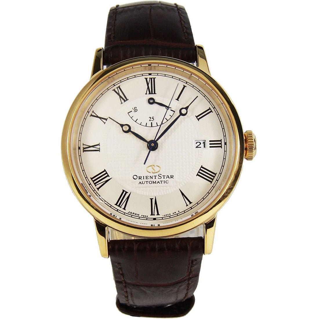 Orient Star RE-AU0001S RE-AU0001S00B Made in Japan Leather Watch -Orient