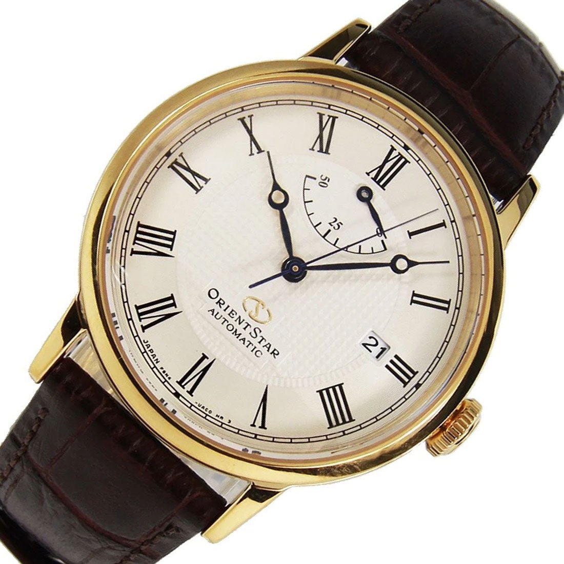 Orient Star RE-AU0001S RE-AU0001S00B Made in Japan Leather Watch -Orient