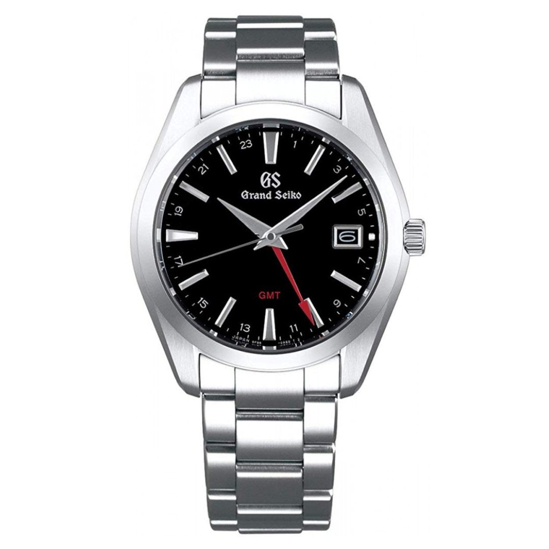 GS Grand Seiko 9F Quartz GMT Luxury Heritage Collection Watch SBGN013G SBGN013 -Seiko